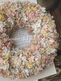 ＜2025'automne＞限定price◇Dryリース　ジャルダン マカロン ピーチ