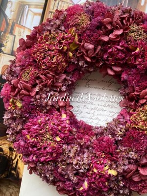 画像2: ＜2025'automne＞限定price◇Dryリース　ジャルダン マカロン スカーレット