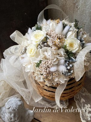 画像2: <2025'noël'>限定◇Dryアレンジ  ハンギング フェデネージュ