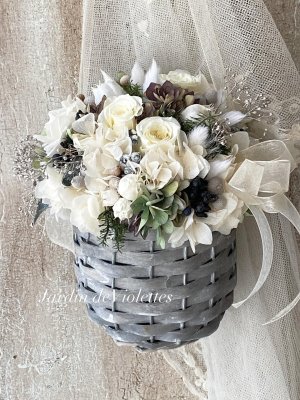 画像1: ＜2025'noël'＞限定◇Dryアレンジ  ハンギング フェデネージュノエル