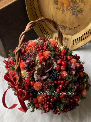 画像2: ＜2025'noël＞限定◇ ナチュラルDryアレンジ  ノエル ベリー