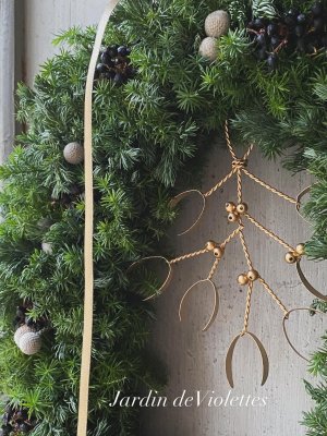 画像4: ＜2025'noël'＞限定◇ナチュラルオーバルリース　 ギ ドール ノエル