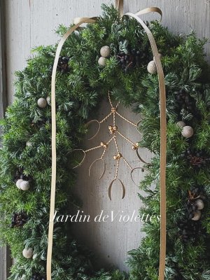 画像2: ＜2025'noël'＞限定◇ナチュラルオーバルリース　 ギ ドール ノエル