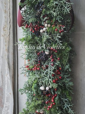 画像2: ＜2025'noël'＞限定◇ナチュラル ガーランド 　ル シュマン ドゥ ラ フォレ ベリー