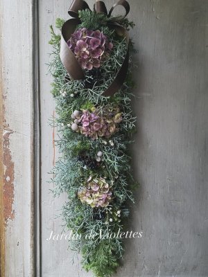 画像1: ＜2025'noël'＞限定◇ナチュラル ガーランド 　ル シュマン ドゥ ラ フォレ オルタンシア