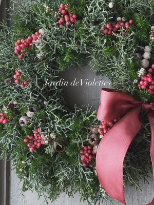 画像2: ＜2025'noël'＞限定◇ナチュラルリース フォレドゥマタン ロゼ