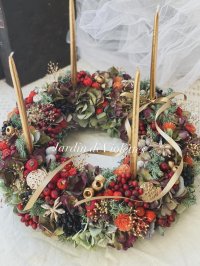 ＜2025'noël＞限定◇アドヴェントdryリース  ル エクラ ド ノエル  ベリー